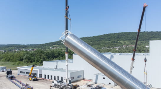 Construction de notre usine de PET recyclé de Messein (Meurthe-et-Moselle)